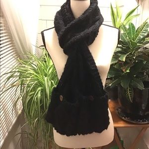 2/$15 Black winter scarf